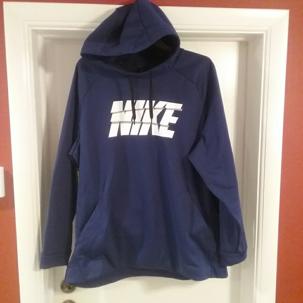 NWT Navy Nike Hoodie 2XL Tall Final Price Last 1 - Picture 2 of 5